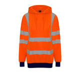 Reflecterende hoodie oranje