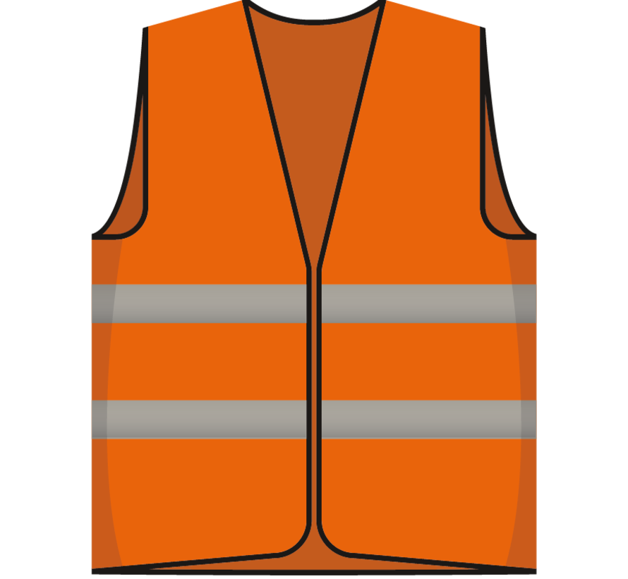 Veiligheidsvest oranje