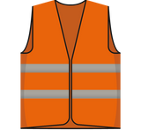 Veiligheidsvest oranje