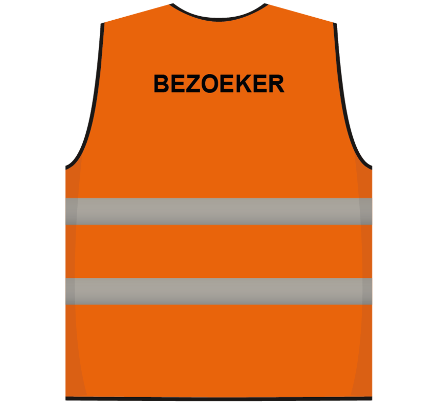 Bezoekersvest oranje