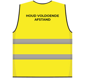 Houd voldoende afstandsvest