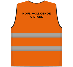 Houd voldoende afstandsvest