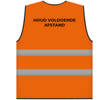Houd voldoende afstandsvest