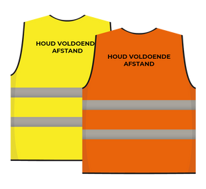 Houd voldoende afstandsvest