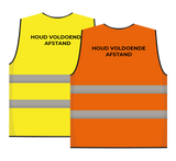 Houd voldoende afstandsvest