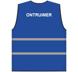 Opruimingsvest blauw