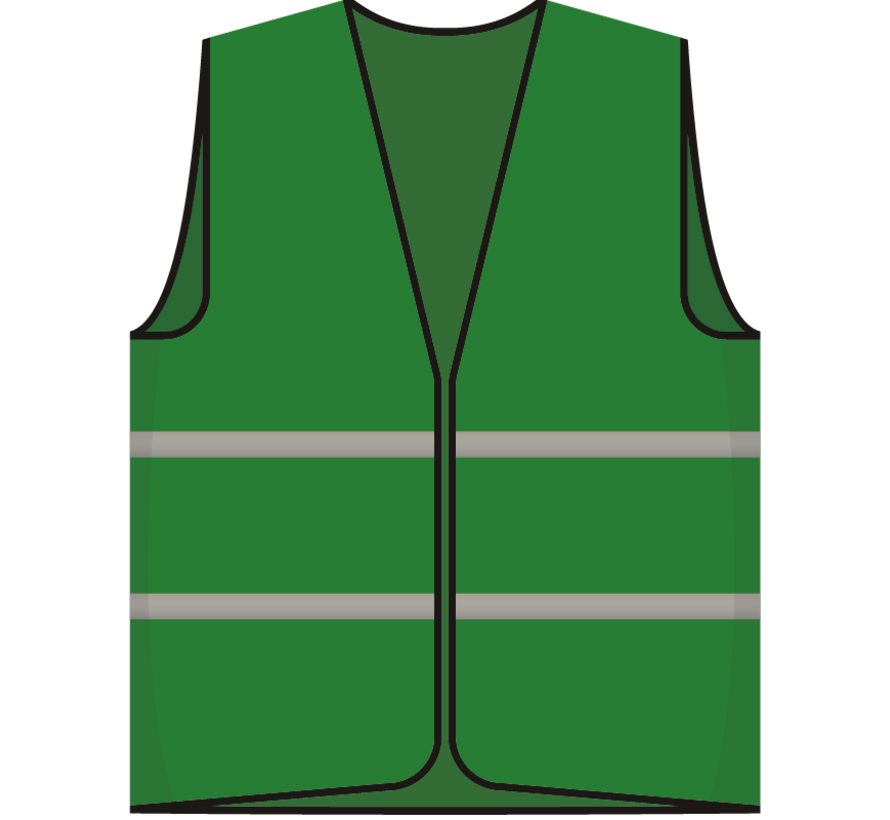 Opruimingsvest groen