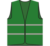 Opruimingsvest groen