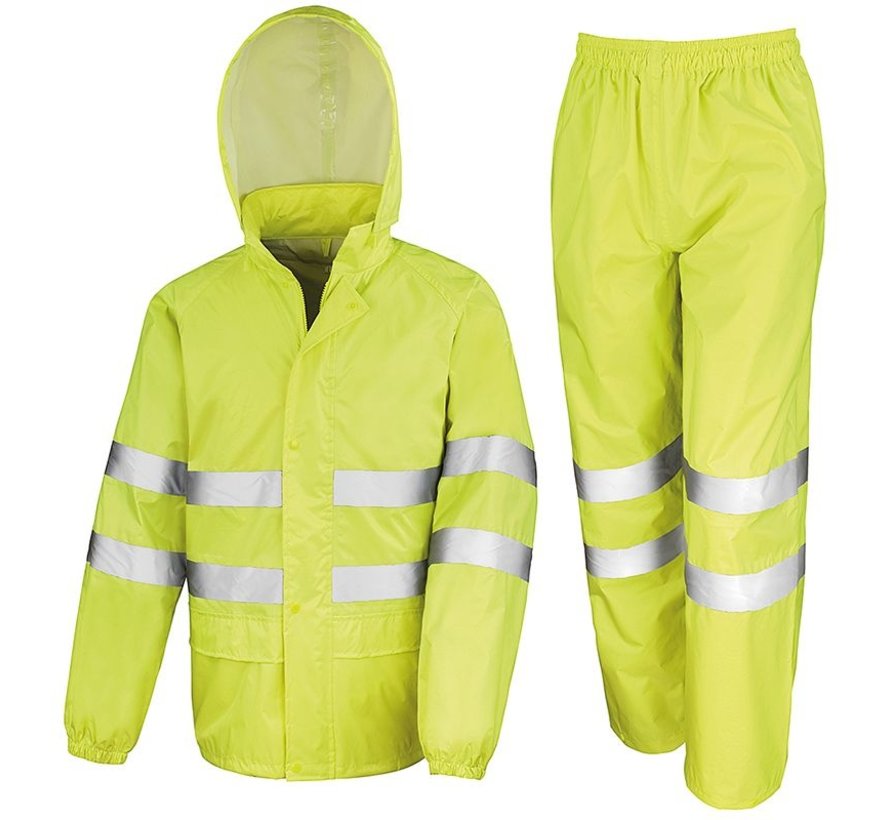 Regenjas Reflecterend Hi-Vis 100 cm Geel H442 Portwest Regenjas Reflecterend Hi-Vis 100 cm Geel H442 Portwest