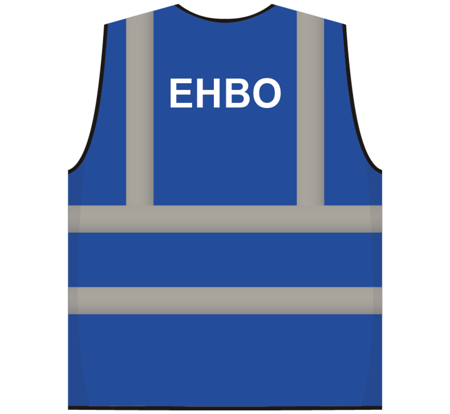 RWS veiligheidsvest EHBO blauw
