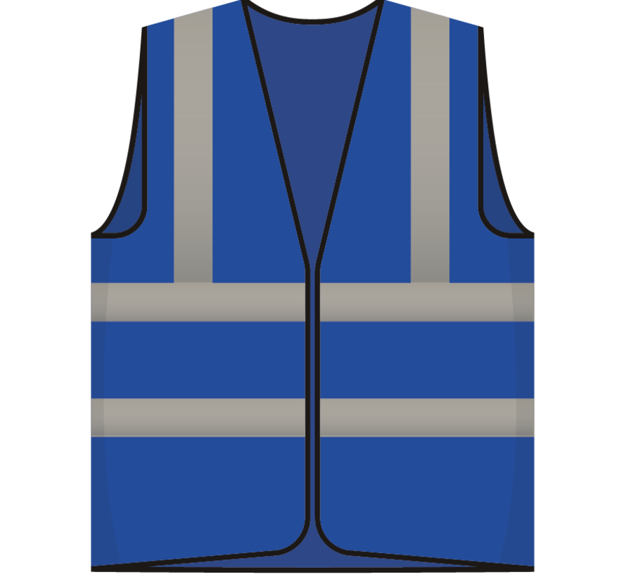 RWS veiligheidsvest EHBO blauw