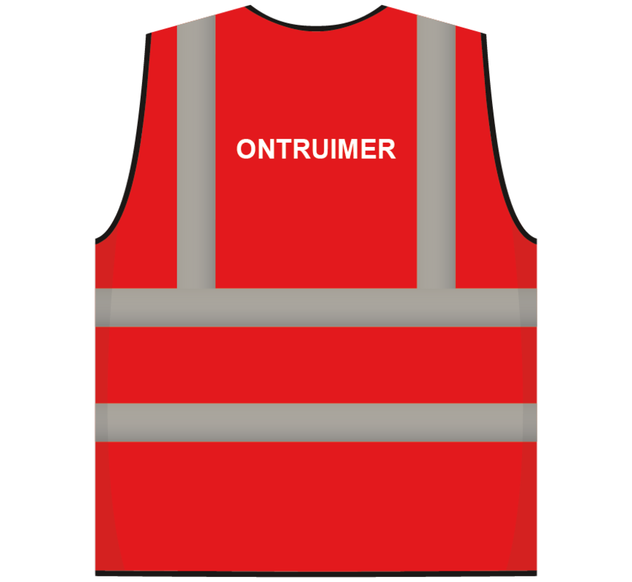 RWS evacuator veiligheidsvest rood