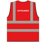 RWS evacuator veiligheidsvest rood