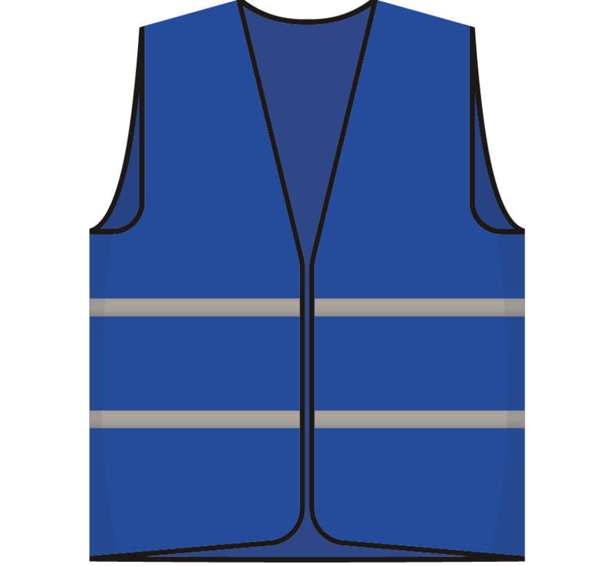 Veiligheidsvest blauw