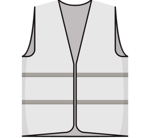 Veiligheidsvest wit